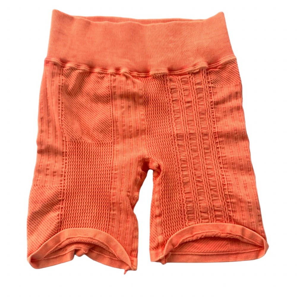 NEW Free People Movement High Rise Blood Orange Bike Shorts, size M/L